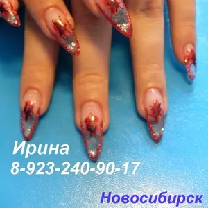 Наращивание ногтей в Новосибирске с выездом на дом