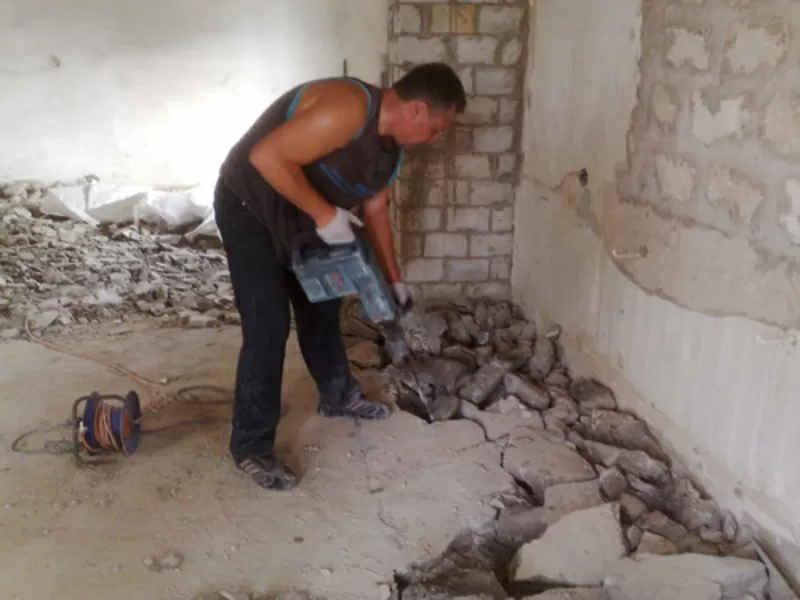 Демонтаж перегородок,  снос зданий в Новосибирске. 3