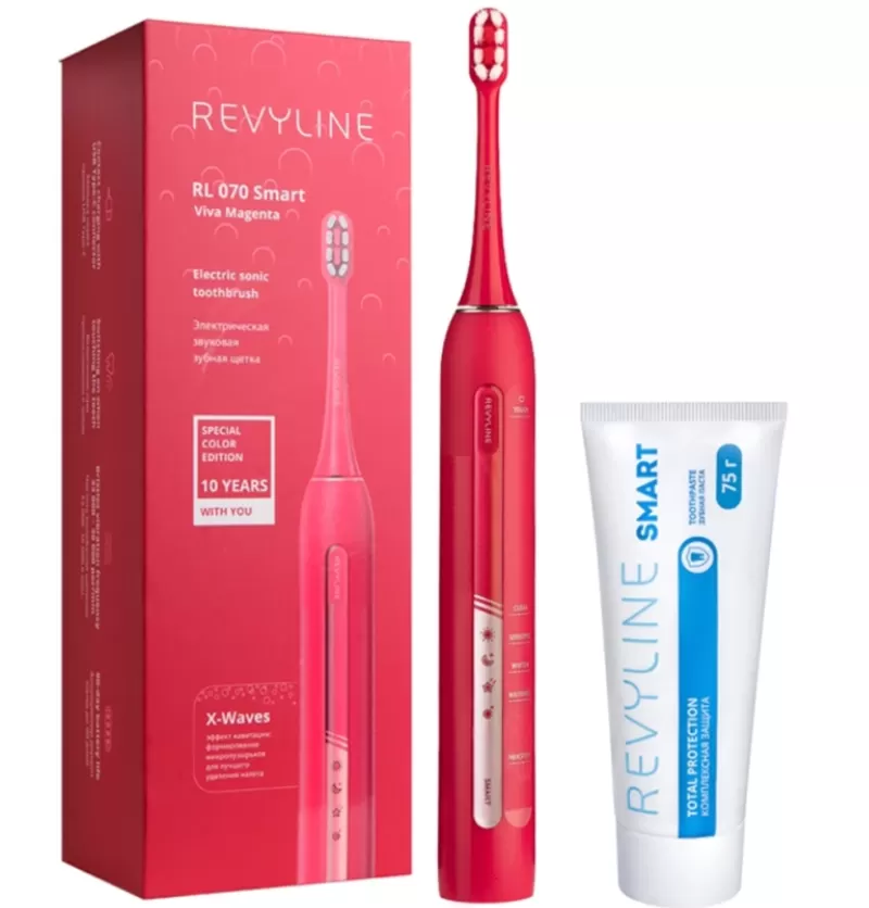 Зубная щетка Revyline RL 070 Special Color Edition в комплекте паста