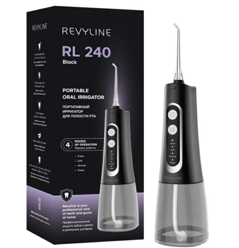 Портативный ирригатор Revyline RL 240,  черный,  недорого