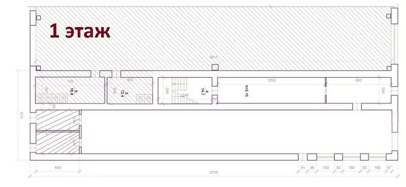 Сдам в аренду помещение свободного назначения в Новосибирске 140 кв.м 2
